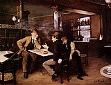 At the Bistro by Jean Beraud